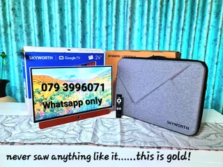 100% Brandnew Portable Tv and Case in box