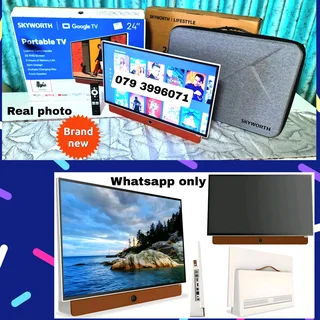 100% Brandnew Portable Tv and Case in box
