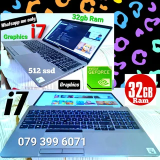 Dell i7ssd ✅️32Ram ✅️Nvidia ✅️Waranty  ✅️demo