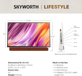 ☆☆wow!!! 100% Brandnew Portable Tv and Case in box