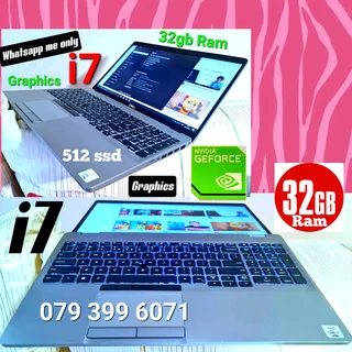 Dell i7ssd ✅️32Ram ✅️Nvidia ✅️95%mint