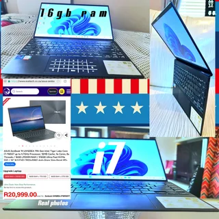 Asus zenbook ✅️i7 11gen ✅️16ram  ➡️demo95%
