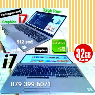 Dell i7ssd ✅️32Ram ✅️Nvidia ✅️95%mint