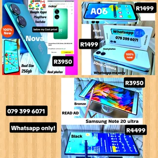 Store Demo phones: Samsung & Huawei