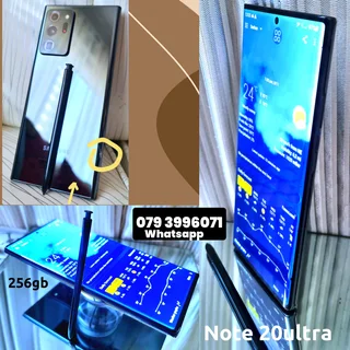 Blk Samsung Note 20ultra: Front 100%mint (READ AD)