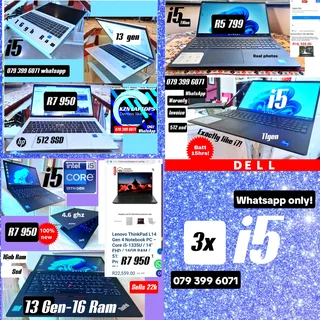 Store Demos: 3x i5 like new ✅️Waranty, invoice