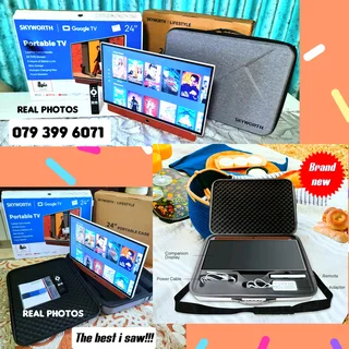 ☆wow!!! 100% Brandnew Portable Tv and Case 2boxs