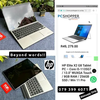 Hp Elite x2 G8 i5 ✅️100%new ✅️Touch ✅️2in1 ✅️sells 49K ✅️Waranty