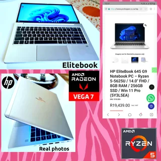 Hp Elitebook ✅️Waranty, Ssd, Demo 98%mint new, Ryzen 5, Radeon Graphics