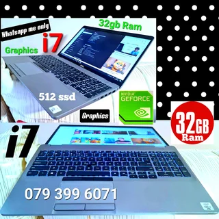 Dell i7ssd ✅️32Ram ✅️Nvidia ✅️95%mint