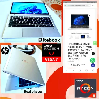 Hp Elitebook ✅️Waranty, Ssd, Demo 98%mint new, Ryzen 5, Radeon Graphics