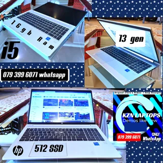 HP i5✅️13Gen ✅️Waranty ✅️16Ram ssd 90%Demo