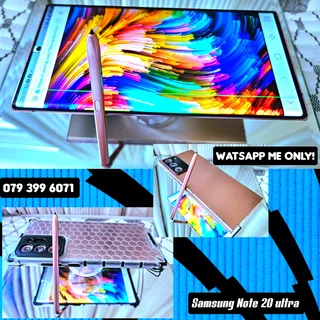 Original Samsung Note 20 ultra: Front 100%mint (READ AD)