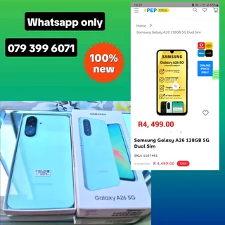 Samsung A26 ✅️100%new 2sims ✅️Waranty