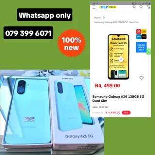 Samsung A26 ✅️100%new 2sims ✅️Waranty