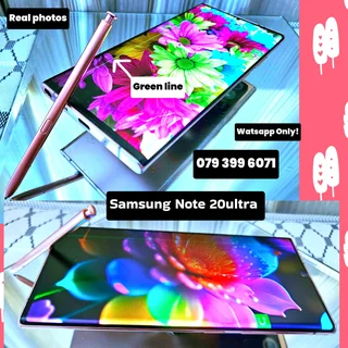 Samsung Note 20 ultra: Front 100%mint (READ AD)