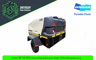 Doosan 185cfm Mobile Diesel Compressor -  NEW