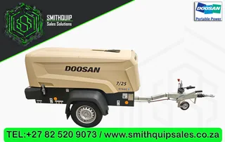 2025 Doosan 90cfm Mobile Diesel Compressor