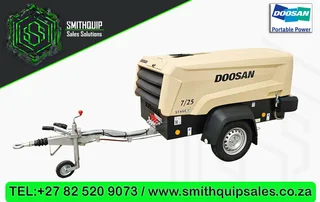 2025 Doosan 90cfm Mobile Diesel Compressor