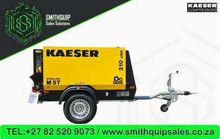 -NEW- Kaeser 210cfm Mobile Diesel Compressor - M57