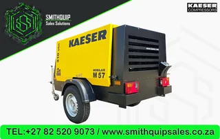 -NEW- Kaeser 210cfm Mobile Diesel Compressor - M57