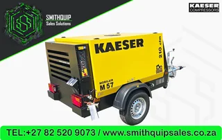 -NEW- Kaeser 210cfm Mobile Diesel Compressor - M57