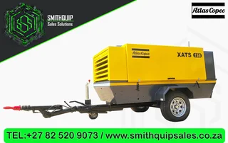 Atlas Copco 350cfm &#64; 10 Bar Mobile Diesel Compressor