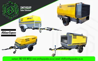 Atlas Copco 750cfm Mobile Diesel Compressor