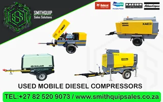 Used Mobile Diesel Air Compressors