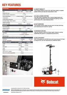 Bobcat LED Portable Light Tower - NEW-