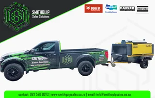 Atlas Copco 850cfm Mobile Diesel Compressor