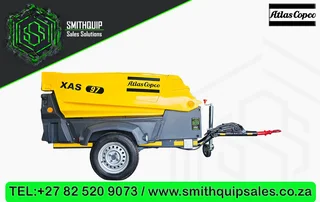 2016 Atlas Copco 190cfm Mobile Diesel Compressor