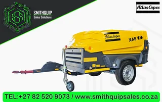 2016 Atlas Copco 190cfm Mobile Diesel Compressor