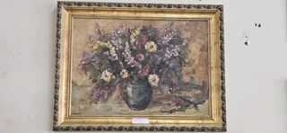 Johan Oldert Still Life Flowers - Large
