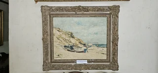 Robert Broadley Beachscape with Dinghy
