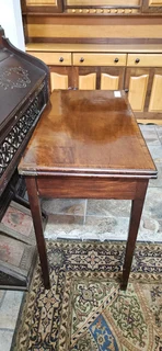 Victorian Mahogany Card Table