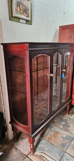 Teak 3-door Display Cabinet