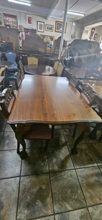 Imbuia Ball and Claw Dining Table