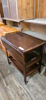 Imbuia Drop-side Trolley