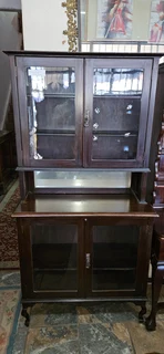 Basswood Ebonized Bookcase
