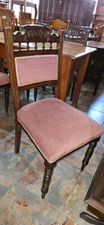 4 x Edwardian Birchwood Chairs (EACH)