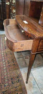 Georgian Inlaid Mahogany Writing Desk