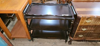 Imbuia 3-tier Trolley