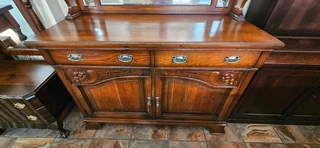 Oak Art Nouveau Chiffonier