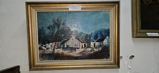 Anton Benzon: Midlands Country Scene (Oil)