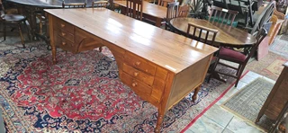 Oregon Pine 6-drawer Desk