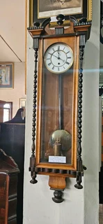 19thC Austrian Longcase Wall Clock
