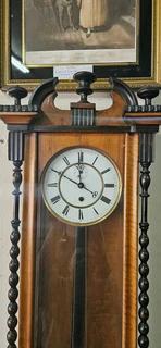 19thC Austrian Longcase Wall Clock