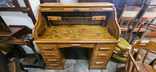 Oak Rolltop Desk "Cooper"