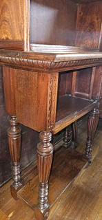 Mahogany Shelved Cabinet
